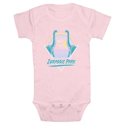 Infant's Jurassic Park Rainbow Beach Brachiosaurus Onesie 5 Infant's Jurassic Park Rainbow Beach Brachiosaurus Onesie - Image 5