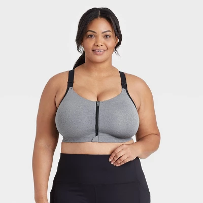 Women's High Support Zip-Front Sports Bra - All In Motion™ 7 Women's High Support Zip-Front Sports Bra - All In Motion™ - Image 7