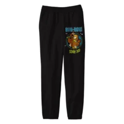 Scooby-Doo Scooby Doo Ruh-Roh Youth Black Graphic Jogger Pants