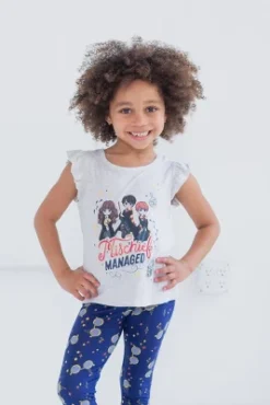 Harry Potter Ron Weasley Hermione Girls T-Shirt Tank Top Leggings Dolphin Shorts 4 Piece Outfit Set Little Kid To Big Kid -ActiveMode Sales Store GUEST 9e1aac93 e204 4fbc b705 173381d2a1fc