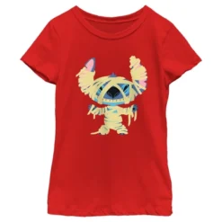 Girl's Lilo & Stitch Halloween Mummy Stitch T-Shirt -ActiveMode Sales Store GUEST 9e428745 ba4c 4791 8851 1afec6cb8c43
