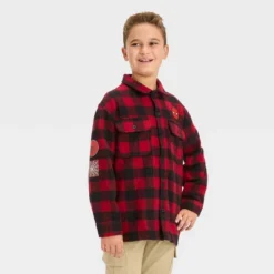 Boys' Marvel Spider-Man Flannel Shacket - Wine Red -ActiveMode Sales Store GUEST 9ea18953 8567 4126 b8b5 c267d1761111