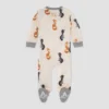 Burt's Bees Baby Burt's Bees Baby® Catching Bees Sleep N' Play - Heather Gray