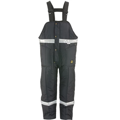 RefrigiWear Men's Iron-Tuff Enhanced Visibility Insulated High Bib Overalls With Reflective Tape 6 RefrigiWear Men's Iron-Tuff Enhanced Visibility Insulated High Bib Overalls With Reflective Tape - Image 6