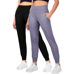 INERZIA 2 Pack Womens Joggers With Pockets High Waist Yoga Pants For Gym And Workout -ActiveMode Sales Store GUEST 9fccb5d5 a4fb 444f b80f 56feaeed427d