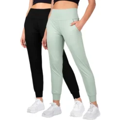 INERZIA 2 Pack Womens Joggers With Pockets High Waist Yoga Pants For Gym And Workout -ActiveMode Sales Store GUEST a12fc995 8f0a 4e0e b2d8 6b33c7cfcf6a
