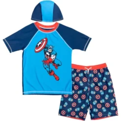 Marvel Avengers Captain America Pullover Rash Guard Swim Trunks And Cap 3 Piece Swimsuit Set Toddler 15 Marvel Avengers Captain America Pullover Rash Guard Swim Trunks And Cap 3 Piece Swimsuit Set Toddler -ActiveMode Sales Store GUEST a20da1e8 8108 45d9 b1fa 0f6a83aa52b2