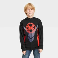 Boys' Spider-Man: Miles Morales Cosplay Sweatshirt - Black -ActiveMode Sales Store GUEST a28b976c 1f37 4ad5 bee8 c4c8b553670e