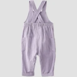 Little Planet By Carter's Baby Rain Gauze Overalls - Lilac Purple