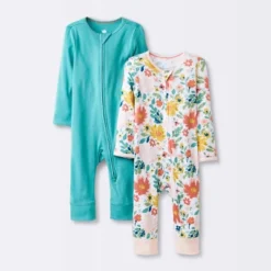 Baby Girls' 2pk Zip Romper - Cloud Island™ -ActiveMode Sales Store GUEST a391e3e8 dab7 4876 a0c9 40c77d7834d2