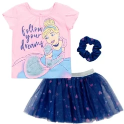 Disney Princess Disney Moana Princess Frozen Rapunzel Jasmine Belle Girls T-Shirt Tulle Skirt And Scrunchie 3 Piece Outfit Set Little Kid To Big Kid -ActiveMode Sales Store GUEST a39f93df 8cf7 4c3c a5f9 e96939ac42ab