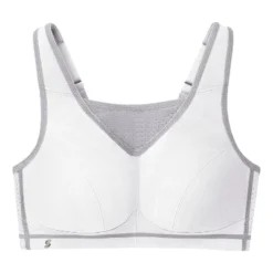 Glamorise Womens No-Bounce Camisole Elite Sports Wirefree Bra 1067 White/Gray -ActiveMode Sales Store GUEST a3d016f2 710d 4363 990b 84fc650fee70