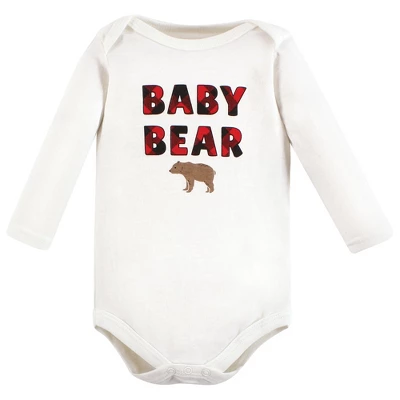 Hudson Baby Infant Boy Cotton Long-Sleeve Bodysuits, Brown Bear 7-Pack 2 Hudson Baby Infant Boy Cotton Long-Sleeve Bodysuits, Brown Bear 7-Pack - Image 2