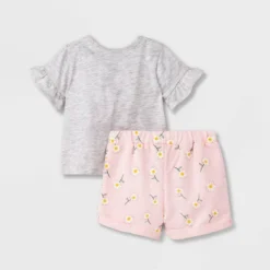 Baby Girls' Hasbro Peppa Pig Top And Bottom Set - Pink