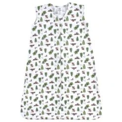 Luvable Friends Baby Boy Sleeveless Jersey Cotton Sleeping Bag, Sack, Blanket, Moose Jersey