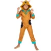 Scooby-Doo Fleece Zip Up Cosplay Pajama Coverall Toddler