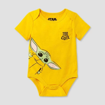 Baby Boys' 3pk Star Wars Solid Romper Set - Gray Newborn 3 Baby Boys' 3pk Star Wars Solid Romper Set - Gray Newborn - Image 3