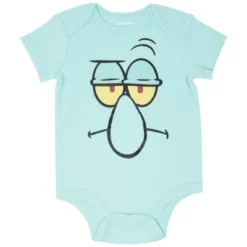 SpongeBob SquarePants SpongeBob SquarePants Patrick Squidward 3 Pack Short Sleeve Bodysuits Newborn To Infant