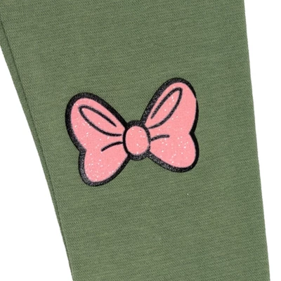 Disney Minnie Mouse Mickey Mouse T-Shirt And Leggings Outfit Set Infant To Big Kid 3 Disney Minnie Mouse Mickey Mouse T-Shirt And Leggings Outfit Set Infant To Big Kid - Image 3