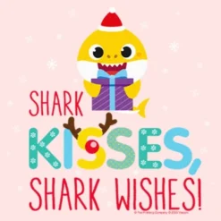 Toddler's Baby Shark Kisses And Shark Wishes T-Shirt