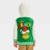 Toddler Boys' The Grinch Woobie Varsity Jacket - Green