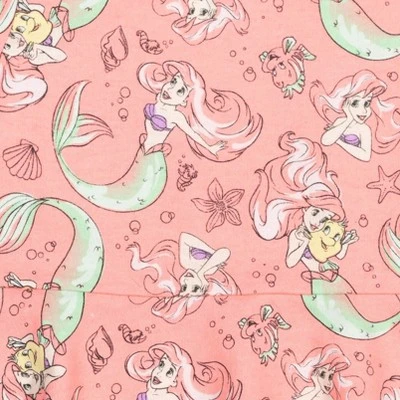 Disney Princess Ariel Infant Baby Girls Short Sleeve Dress Scrunchy Set Pink 18 Months 3 Disney Princess Ariel Infant Baby Girls Short Sleeve Dress Scrunchy Set Pink 18 Months - Image 3