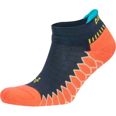Balega Silver No Show Running Socks - Neon Coral/Ink 3 Balega Silver No Show Running Socks - Neon Coral/Ink - Image 3