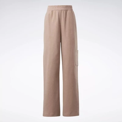 Reebok Classics Reverse Fleece Wide Leg Pants Womens Athletic Pants 7 Reebok Classics Reverse Fleece Wide Leg Pants Womens Athletic Pants - Image 7