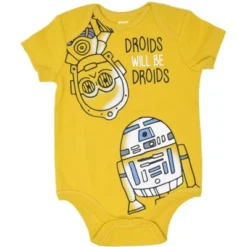 Star Wars R2-D2 C-3PO Chewbacca Yoda Darth Vader Newborn Baby Boys 5 Pack Short Sleeve Bodysuits -ActiveMode Sales Store GUEST b32b162d eade 4615 ae85 5398e59ffb42