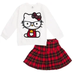 Hello Kitty Girls Fleece Sweatshirt And Skirt Toddler To Big Kid -ActiveMode Sales Store GUEST b3dae9f1 ec5c 4edd a260 49e191200850