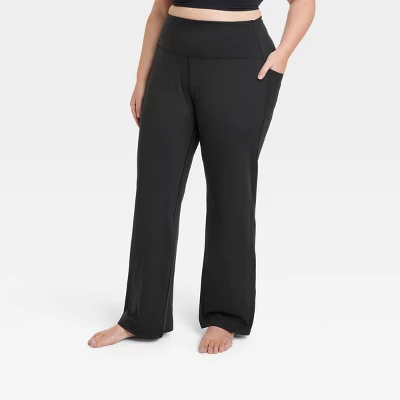 Women's Brushed Sculpt Curvy Pocket Straight Leg Pants 31.5" - All In Motion™ 5 Women's Brushed Sculpt Curvy Pocket Straight Leg Pants 31.5" - All In Motion™ - Image 5