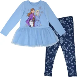 Disney Frozen Elsa Anna Frozen Girls T-Shirt And Leggings Outfit Set Infant To Little Kid -ActiveMode Sales Store GUEST b5d9c803 1add 44de a59e 69c196d7d63c