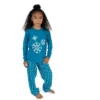 Leveret Kids Poly Top And Flannel Feel Pants Christmas Pajamas