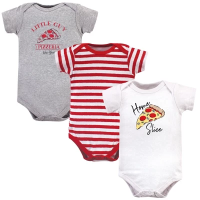 Little Treasure Baby Boy Cotton Bodysuits, Home Slice 1 Little Treasure Baby Boy Cotton Bodysuits, Home Slice