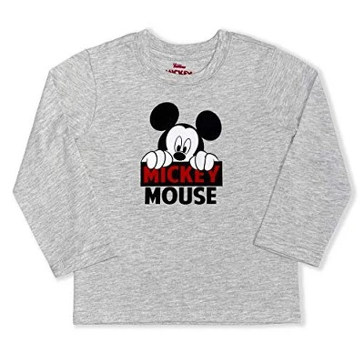 Disney Boy's 3-Pack Mickey Mouse Long Sleeve Graphic Tee, 3D Hoodie Vest And Jogger Pant Set For Toddler 2 Disney Boy's 3-Pack Mickey Mouse Long Sleeve Graphic Tee, 3D Hoodie Vest And Jogger Pant Set For Toddler - Image 2