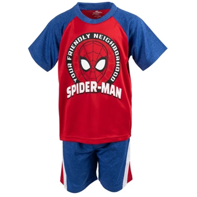 Marvel Spider-Man Graphic T-Shirt Tank Top And Shorts 3 Piece Outfit Set 6 Marvel Spider-Man Graphic T-Shirt Tank Top And Shorts 3 Piece Outfit Set - Image 6