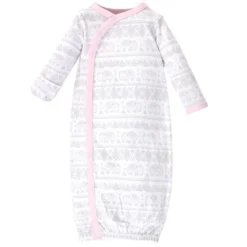 Touched By Nature Baby Girl Organic Cotton Side-Closure Snap Long-Sleeve Gowns 3pk, Pink Gray Elephant 6 Touched By Nature Baby Girl Organic Cotton Side-Closure Snap Long-Sleeve Gowns 3pk, Pink Gray Elephant -ActiveMode Sales Store GUEST bb1ebdab e918 4172 b997 15e9863c3564