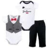 Little Treasure Baby Boy Cotton Bodysuit And Pant Set, Gentleman