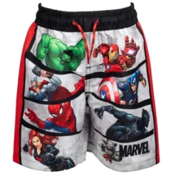 Marvel Avengers Captain America Hulk Spider-Man Thor Iron Man Rash Guard And Swim Trunks Outfit Set Toddler To Big Kid -ActiveMode Sales Store GUEST bc38ea5f ed9b 4145 a550 b113f1935aa7