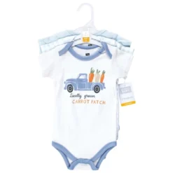 Hudson Baby Cotton Bodysuits, Carrot Patch Truck