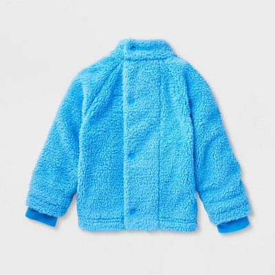 Toddler Adaptive Mock Neck Light Weight Fleece Jacket - Cat & Jack™ 1 Toddler Adaptive Mock Neck Light Weight Fleece Jacket - Cat & Jack™