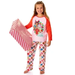 Barbie Girls' Christmas Santa Characters Tis The Season Sleep Pajama Set Pink -ActiveMode Sales Store GUEST c0a38382 4758 41fa 939f e97106e4100b