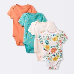 Baby Girls' 4pk Short Sleeve Bodysuit - Cloud Island™ Floral 7 Baby Girls' 4pk Short Sleeve Bodysuit - Cloud Island™ Floral -ActiveMode Sales Store GUEST c0bc6d65 3789 4611 af34 6d89bf2e36bd