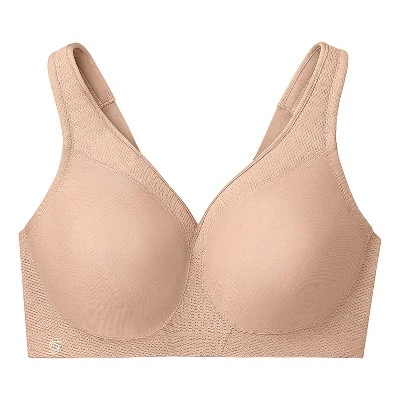 Glamorise Womens MagicLift Seamless Sports Wirefree Bra 1006 Café 3 Glamorise Womens MagicLift Seamless Sports Wirefree Bra 1006 Café - Image 3