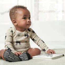 Gerber Baby Neutral Long Sleeve Onesies® Bodysuits, 6-Pack, Deer -ActiveMode Sales Store GUEST c20dbe6d 1774 48c4 9a98 6977296165bf