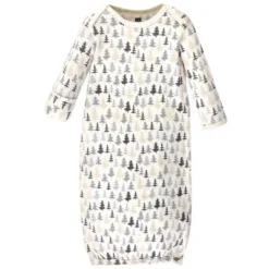 Hudson Baby Infant Unisex Cotton Gowns, Unisex Owl