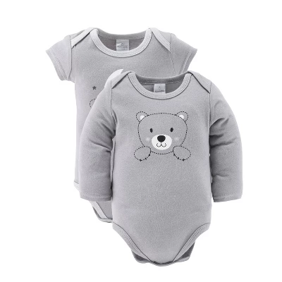The Peanutshell Celestial Bears 23-Piece Layette Gift Set In Grey/White 0-3 Months 2 The Peanutshell Celestial Bears 23-Piece Layette Gift Set In Grey/White 0-3 Months - Image 2