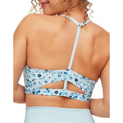 Adore Me Women's Lotus Low Support Ruched Bra Sports Bra Activewear 2 Adore Me Women's Lotus Low Support Ruched Bra Sports Bra Activewear - Image 2