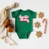 The Juniper Shop Santa Baby Baby Bodysuit
