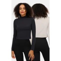 Yogalicious Womens 2 Pack Zenly Evelyn Long Sleeve Mock Neck Crop Top 13 Yogalicious Womens 2 Pack Zenly Evelyn Long Sleeve Mock Neck Crop Top -ActiveMode Sales Store GUEST c96fac3e 2ef4 4b13 8484 acd239a27e18